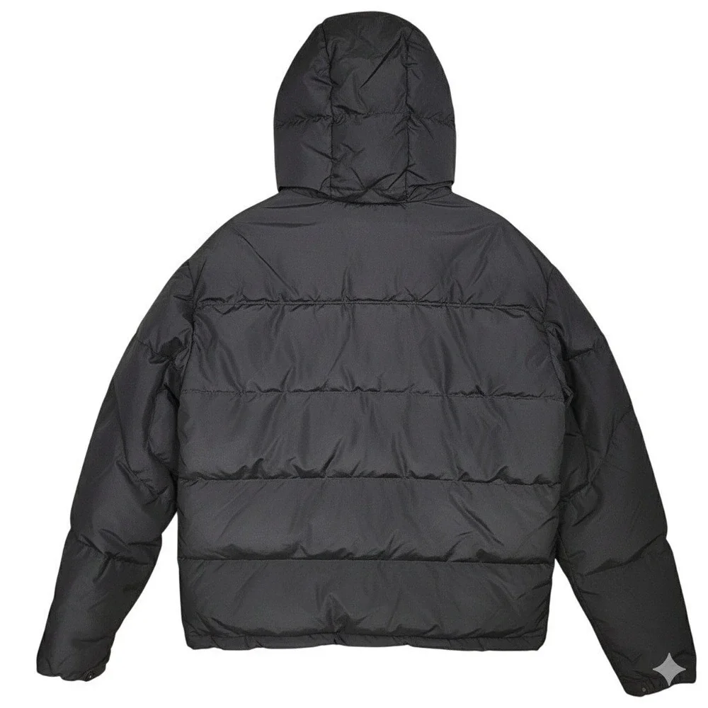 Polo Ralph Lauren Big Pony Hooded Puffer Down Jacket Coat Black BIG Pony 2XB New
